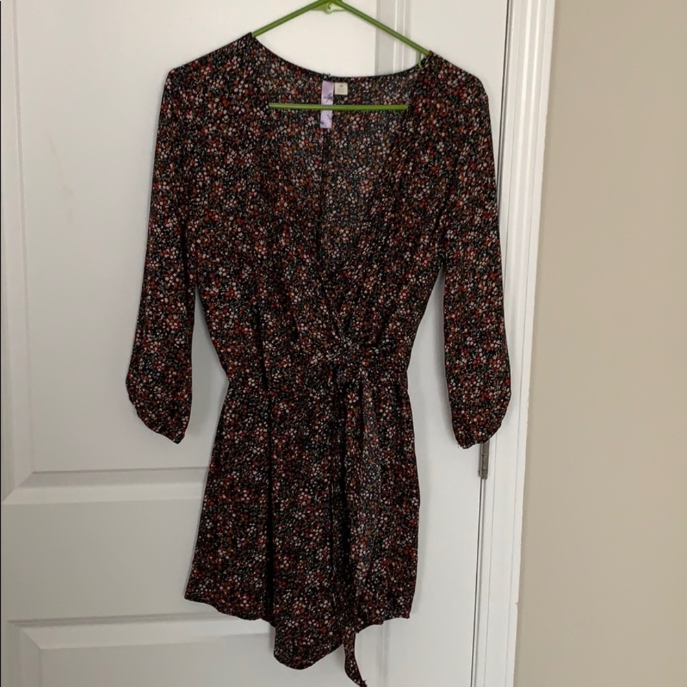 Francesca’s Collection- Floral Romper